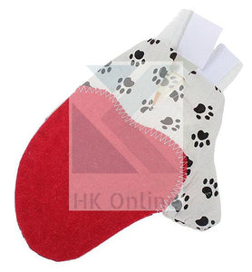 Double Sided Dog GROOMING MITT -Remove Pet Hair, Gentle Massage Glove