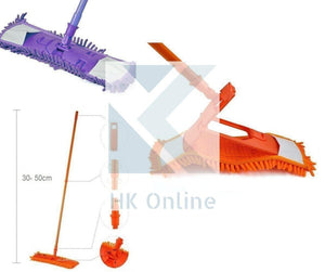 Extendable MICROFIBRE Mop -Wet or Dry Sweeper, Includes Washable Noodle Mophead
