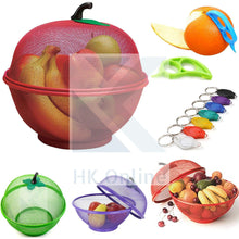Load image into Gallery viewer, Apple Mesh Fresh FRUIT BASKET, Citrus Peeler &amp; LED Torch -Keep Insects &amp; Pets Out