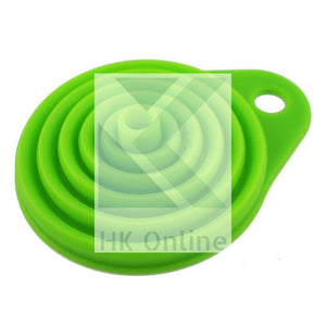 No Spills Adjustable Silicone COLLAPSIBLE FUNNEL -Ideal For Narrow Necked Bottles