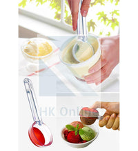 Load image into Gallery viewer, Push &amp; Serve ICE CREAM SCOOP -Easy Release, Frozen Desserts, Cookie Dough, Rice, Meatballs, Silicone Push, BPA Free
