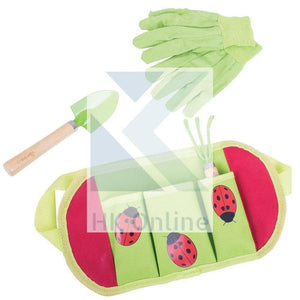 Kids Ladybird GARDEN TOOL BELT -Includes Gloves, Spade, Fork, Age 3+