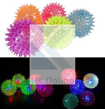 Load image into Gallery viewer, Multicolored LED FLASHING SPIKY BALL -Stress Relief, Sensory Toy, ADHD, Gift Bag Toy