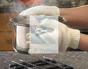 High Heat Protection OVEN GLOVES -Cooking Gloves, Pot Holder, Keep Skin Cool, Restaurant, Cafe, Baking & BBQ Gloves