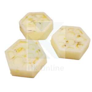 100% Natural Set 3 'HEAVEN SCENT' BODY LOTION BARS -Cocoa & Shea Butter, Coconut Oil, Honeysuckle, Vanilla, Ginger & Basil, Dried Flowers, Essential Oils 15g Each