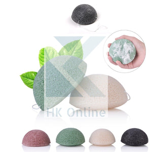 Organic Mineral KONJAC SPONGE -Bamboo, Exfoliate, Cleanse, Acne Scars