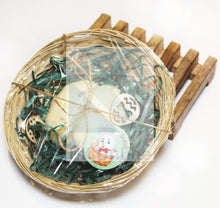 Load image into Gallery viewer, Set of 2 100% Natural Handmade LUSCIOUS Solid Lotion Bar EASTER Gift Basket - Rich Butters, Essential Oils &amp; Mica Shimmer