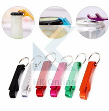 Load image into Gallery viewer, 2 x Keyring BOTTLE OPENER -Can Ring Pull Opener, Foil Cutter