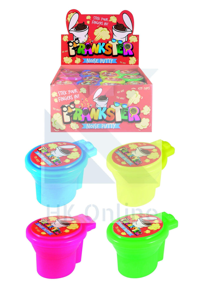 Prankster TOILET NOISE PUTTY -Stick Your Finger In For Farts & Toilet Sounds