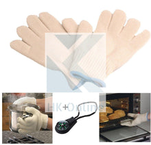 Load image into Gallery viewer, High Heat Protection OVEN GLOVES -Cooking Gloves, Pot Holder, Keep Skin Cool, Restaurant, Cafe, Baking &amp; BBQ Gloves