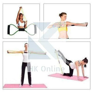 Ultra Toner YOGA RESISTANCE TUBE Bands -Body Trimmer, Pilates, Glutes, Chest & Arms