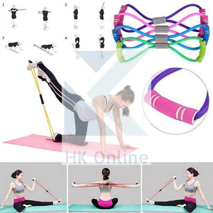 Ultra Toner YOGA RESISTANCE TUBE Bands -Body Trimmer, Pilates, Glutes, Chest & Arms