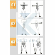 Load image into Gallery viewer, Ultra Toner YOGA RESISTANCE TUBE Bands -Body Trimmer, Pilates, Glutes, Chest &amp; Arms