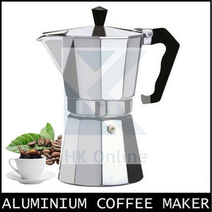 2 Cup Italian ESPRESSO STOVE TOP COFFEE MAKER -Continental Percolator Pot Jug, Camping, Caravan, Brewing Rich Coffee