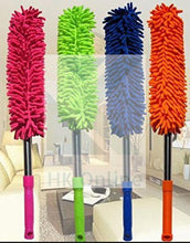 Load image into Gallery viewer, Extendable Microfibre TELESCOPIC DUSTER -Feather &amp; Noodle Duster &amp; Cleaner (Open Approx 90cm/3ft
