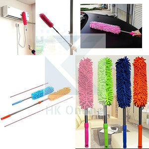 Extendable Microfibre TELESCOPIC DUSTER -Feather & Noodle Duster & Cleaner (Open Approx 90cm/3ft