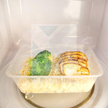 Load image into Gallery viewer, 50 x 650ml BPA Free Plastic TAKEAWAY CONTAINERS &amp; Lids -Plastic Food Containers, Meal Prep Boxes, Home, Pub, Catering Kitchens, Reuseable, Microwave &amp; Freezer Safe