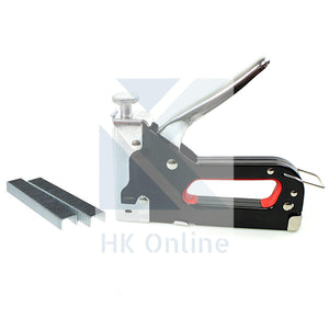 Heavy Duty 3 Way STAPLE NAIL GUN -Cables, Upholstery, Fabrics, Wood, Curtain & Staples