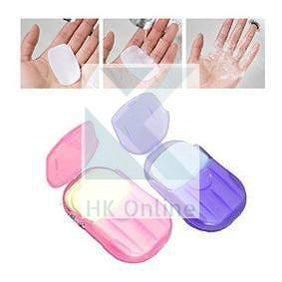 PK 20 Hygienic Disposable SOAP SHEETS -Travel Soap, Handbag, Holiday, Journey