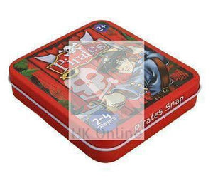 Pirate SNAP CARDS In a Tin -2 To 4 Players, Gift Bags, Family Fun  Travel