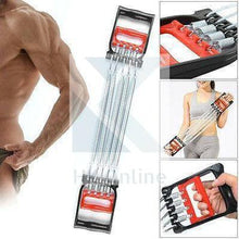 Load image into Gallery viewer, Body Building CHEST EXPANDER -Professional Strength Chest Pull 5 SPRING Fitness