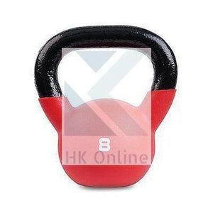8kg Soft Touch Neoprene Coated Cast Iron KETTLEBELL -Sumo Squats, Walking Lunges & Twin Zipped GYM Belt